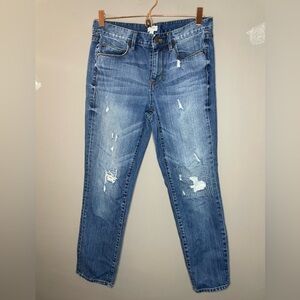 J.Crew Distressed Blue Jeans Size 26
